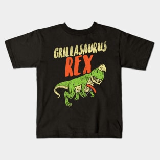 Grillasaurus Rex Kids T-Shirt